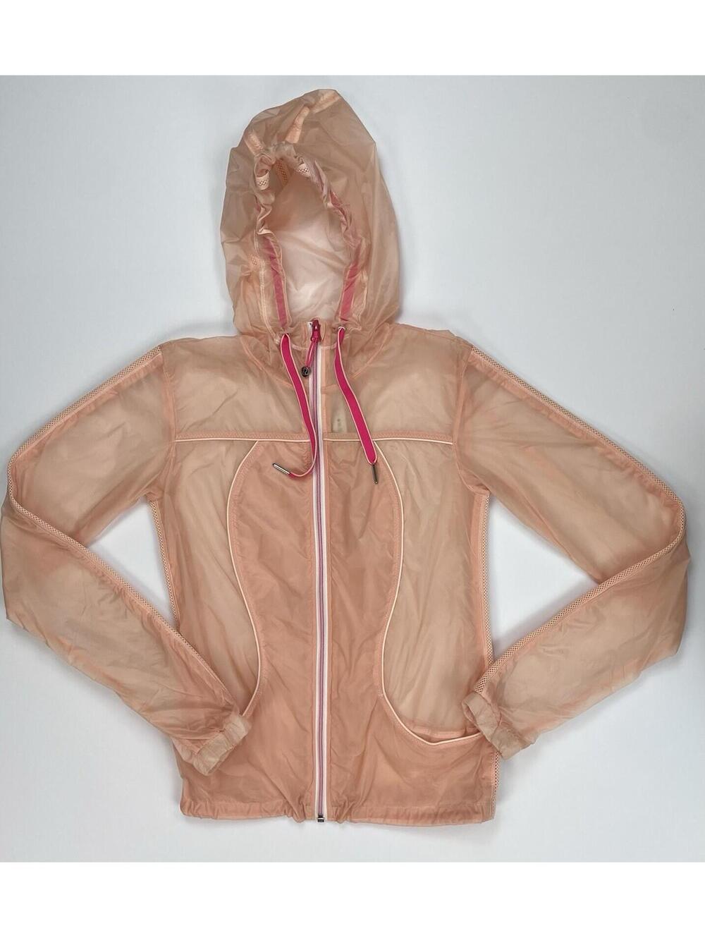 Lululemon Transparent-See Running Jacket Parfait Pink Pinkelicious Windbreaker 2